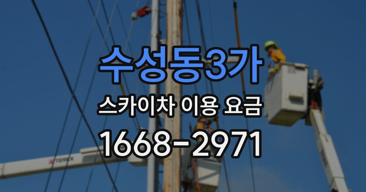 수성동3가 스카이차 이용 요금