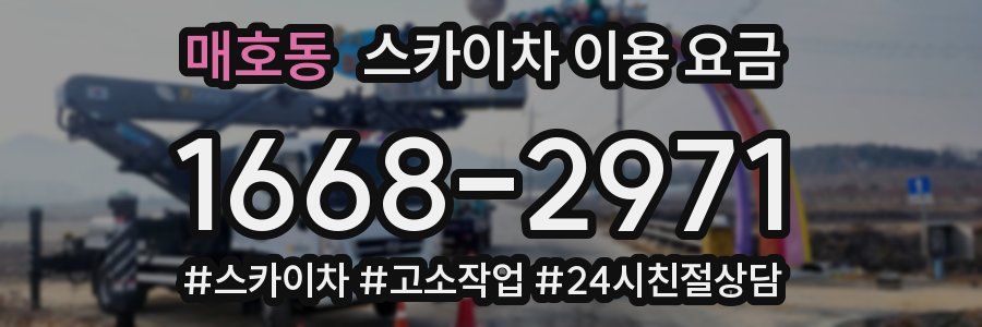 매호동 스카이차 이용 요금