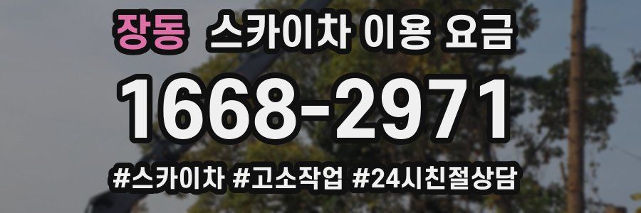 장동 스카이차 이용 요금