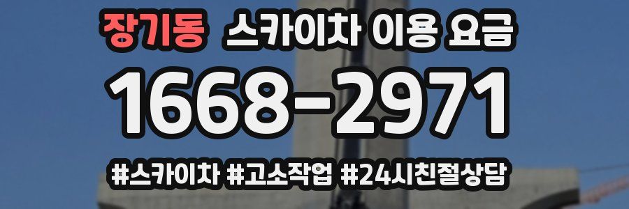 장기동 스카이차 이용 요금