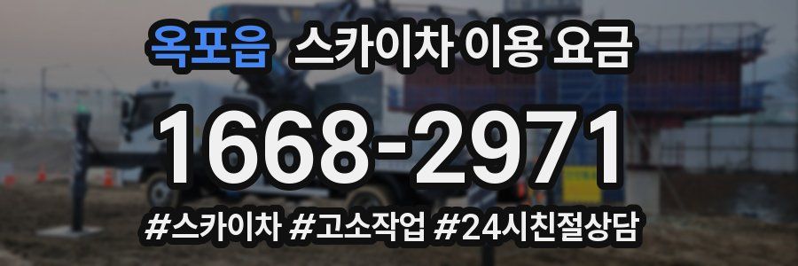 옥포읍 스카이차 이용 요금