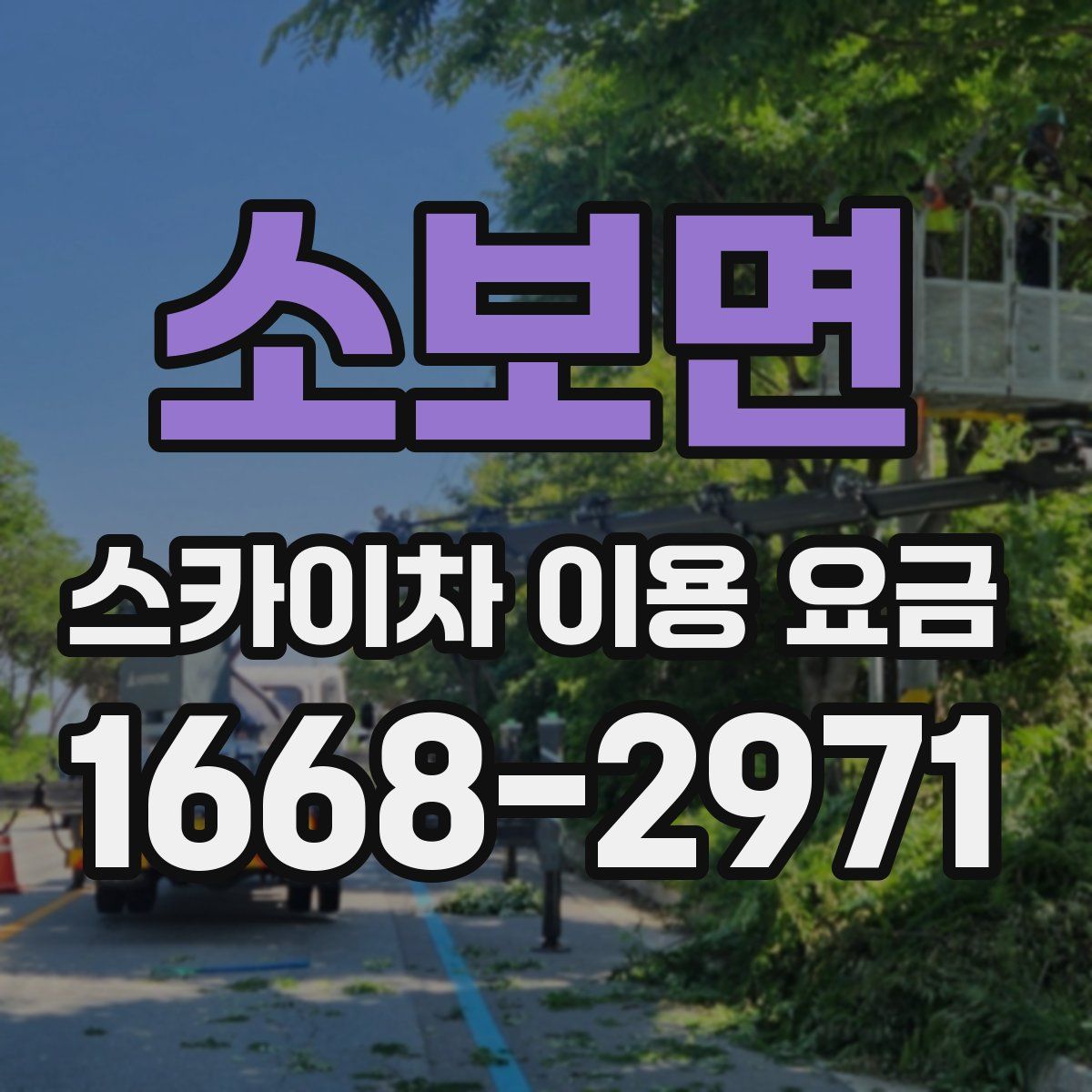 소보면 스카이차 이용 요금