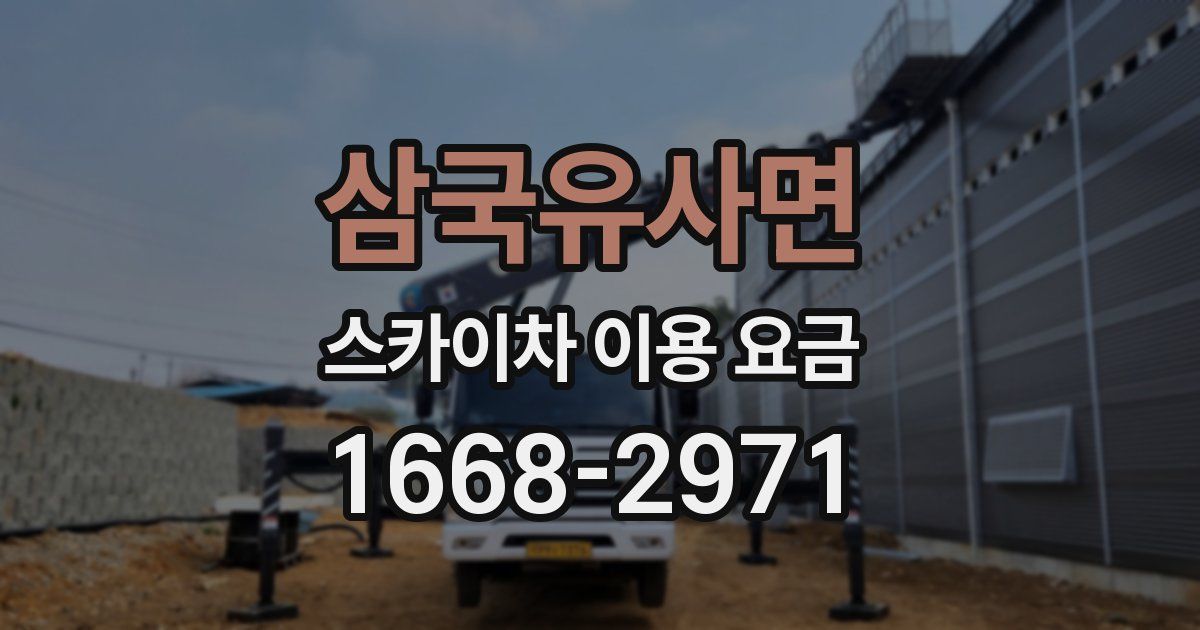 삼국유사면 스카이차 이용 요금