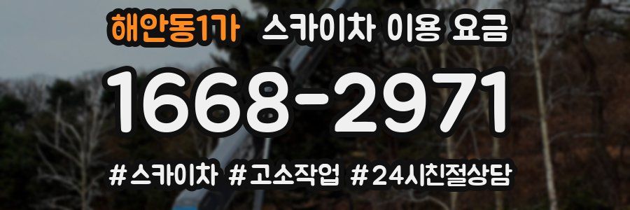 해안동1가 스카이차 이용 요금