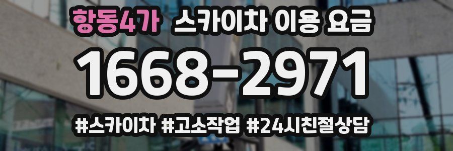 항동4가 스카이차 이용 요금
