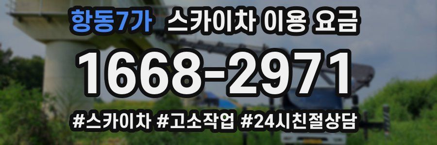 항동7가 스카이차 이용 요금