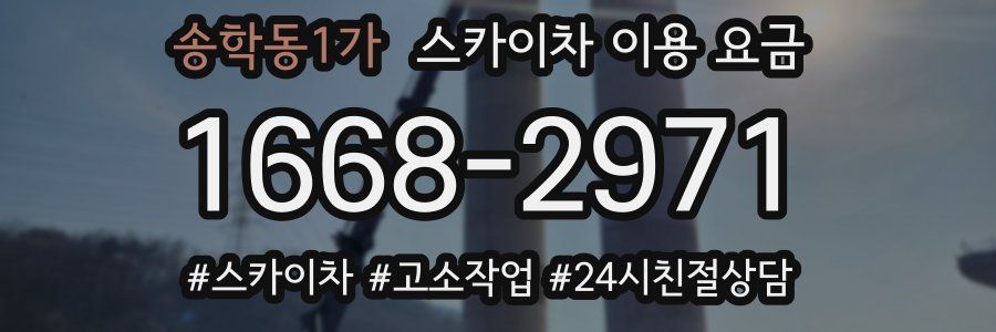 송학동1가 스카이차 이용 요금