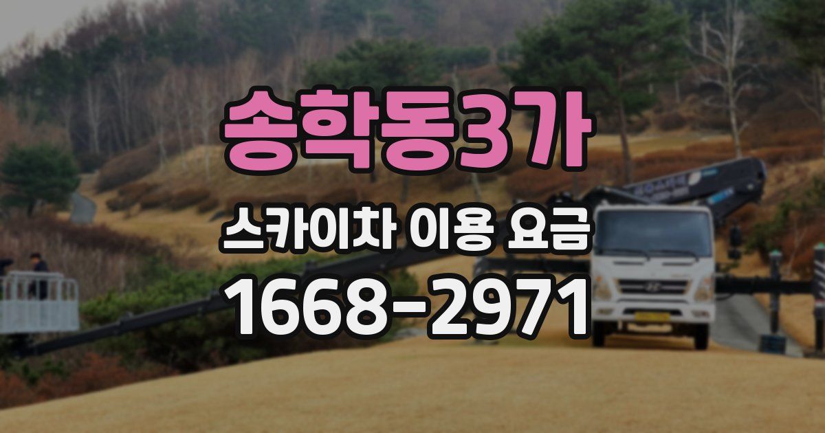 송학동3가 스카이차 이용 요금