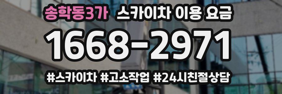 송학동3가 스카이차 이용 요금