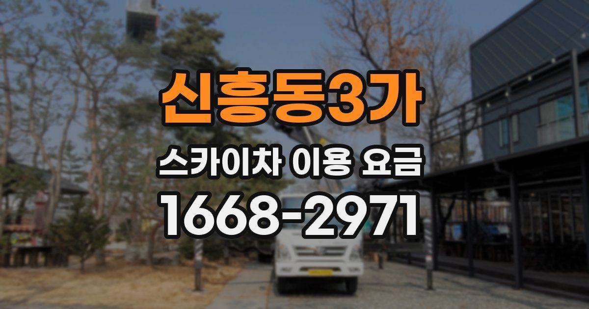 신흥동3가 스카이차 이용 요금