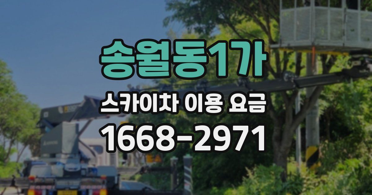 송월동1가 스카이차 이용 요금