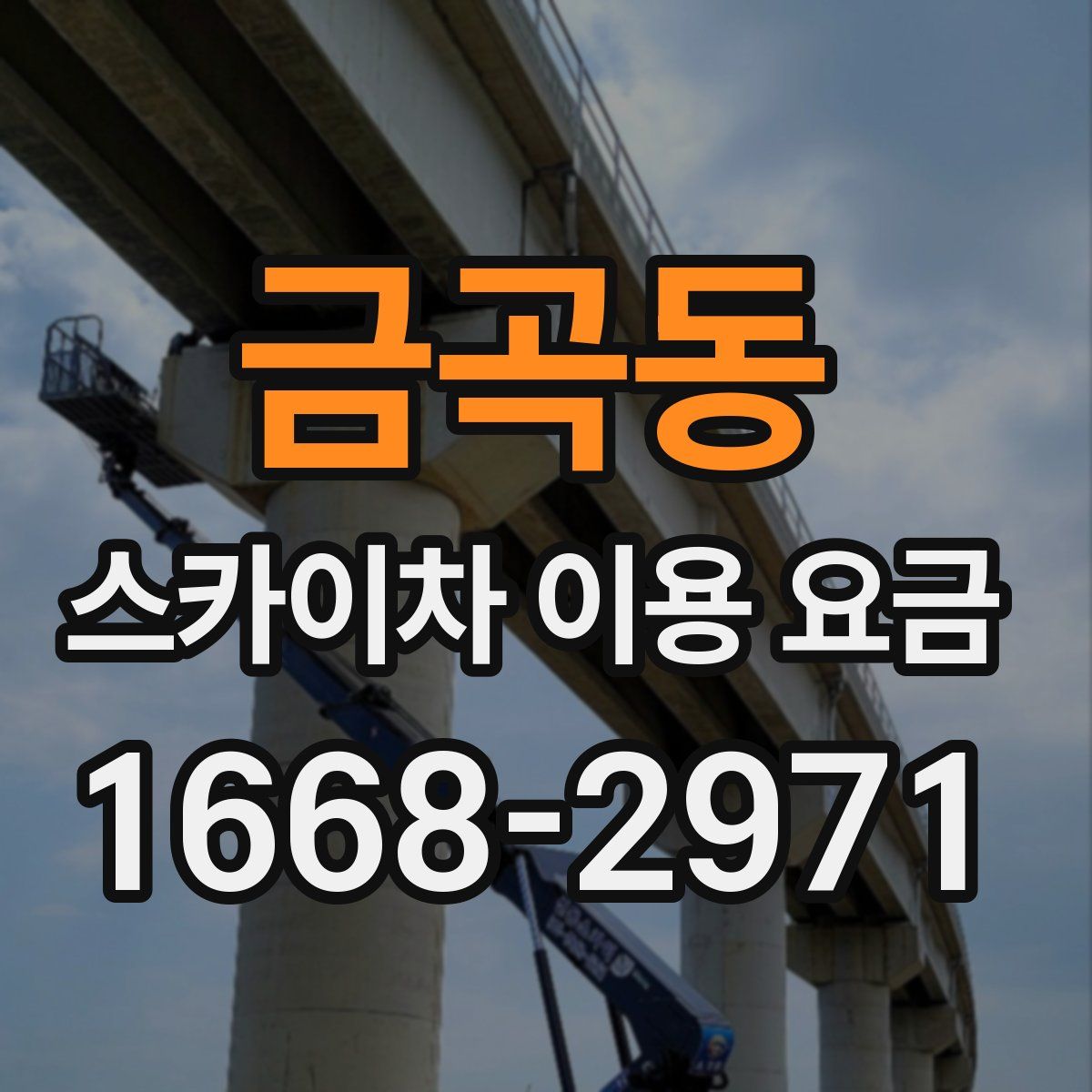 금곡동 스카이차 이용 요금