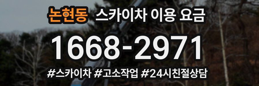 논현동 스카이차 이용 요금