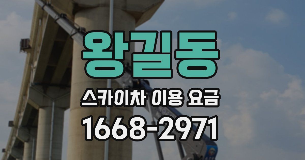 왕길동 스카이차 이용 요금
