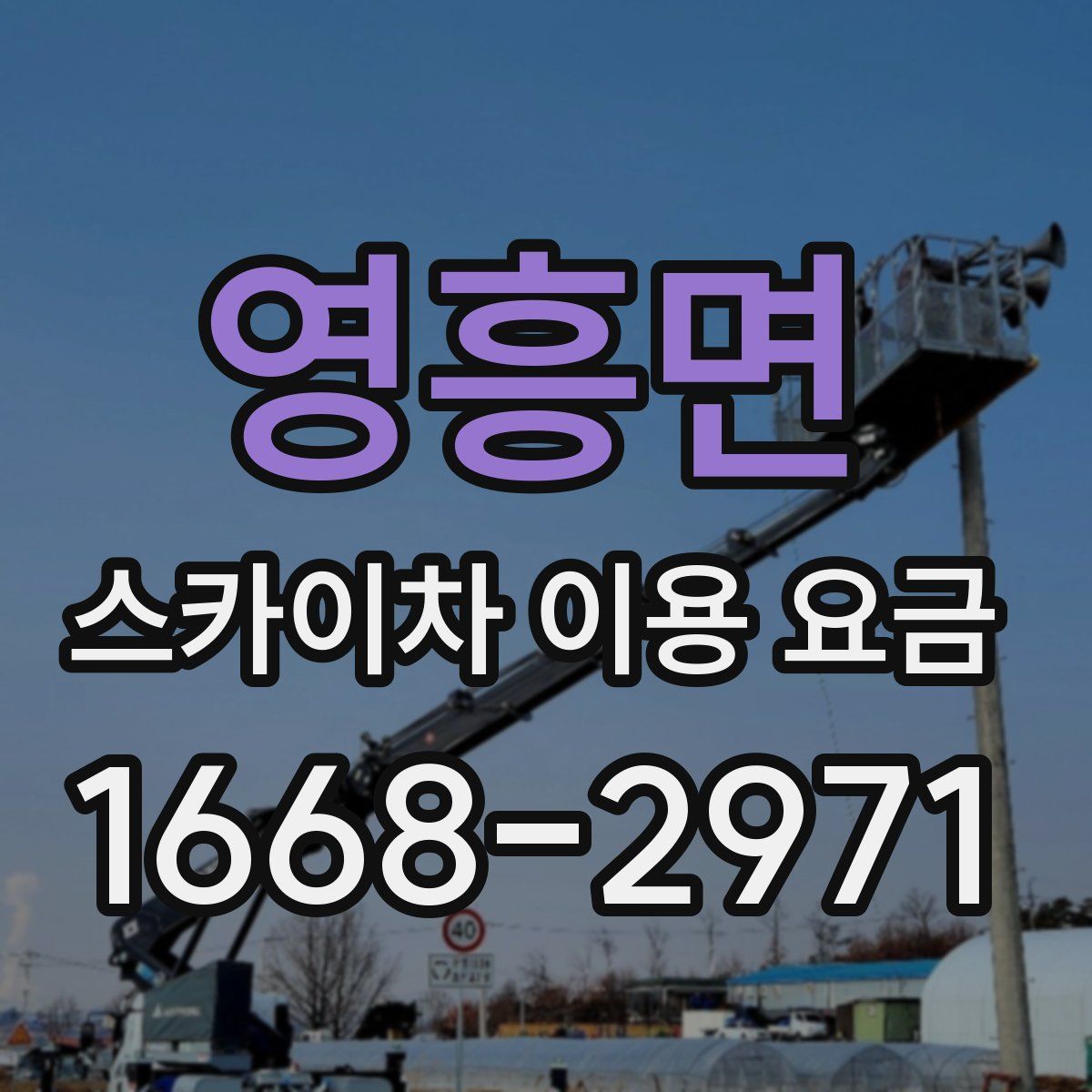 영흥면 스카이차 이용 요금