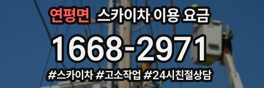 연평면 스카이차 이용 요금