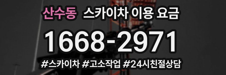 산수동 스카이차 이용 요금