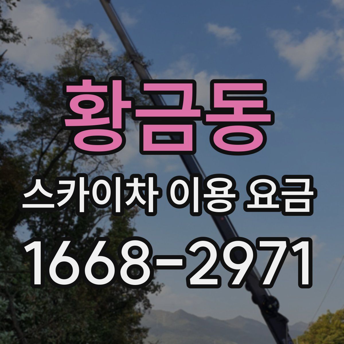황금동 스카이차 이용 요금