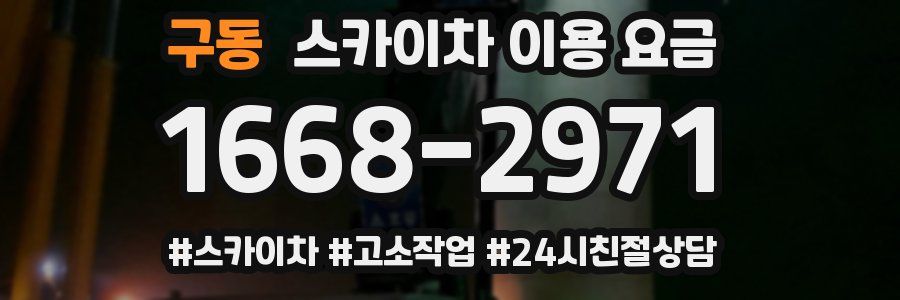 구동 스카이차 이용 요금