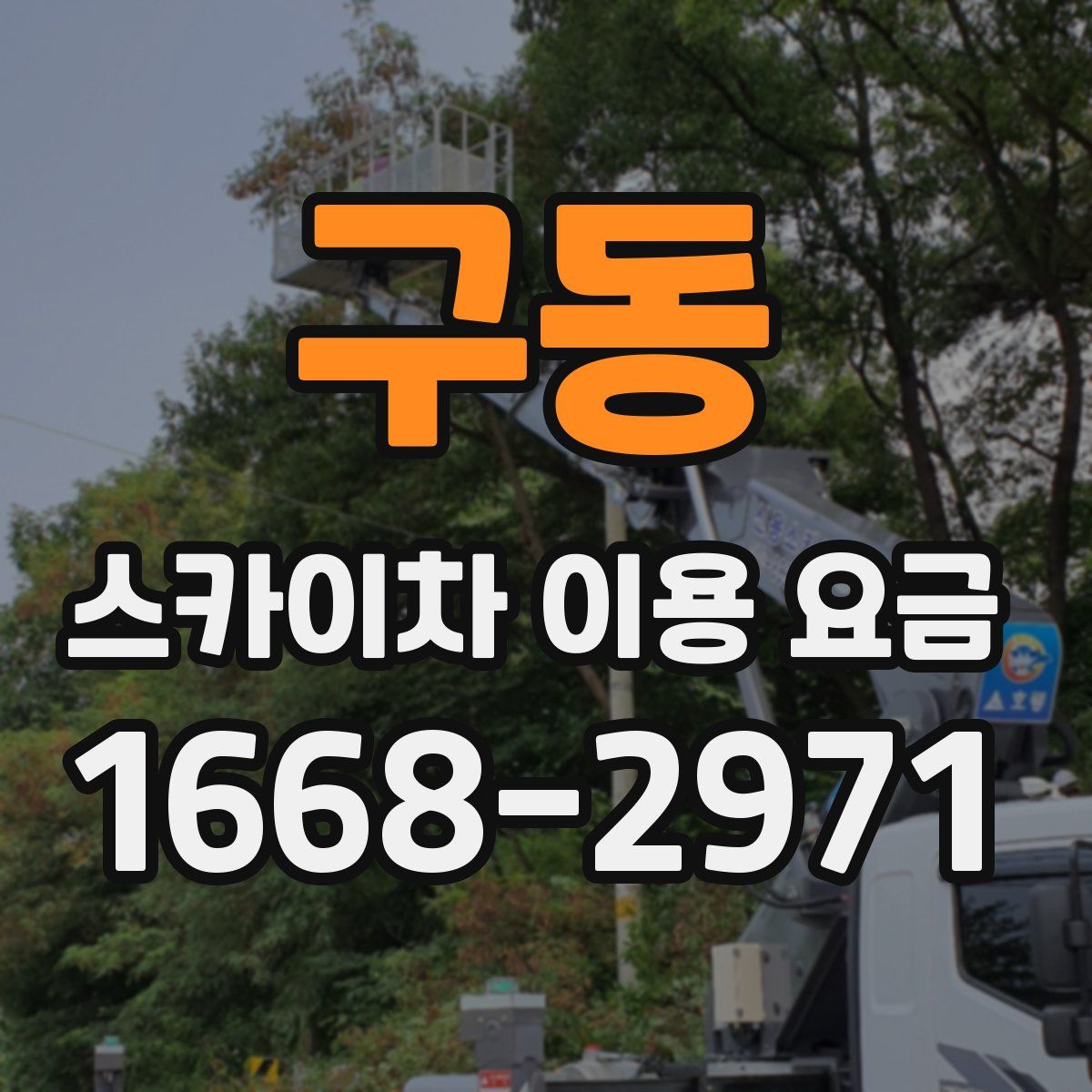 구동 스카이차 이용 요금