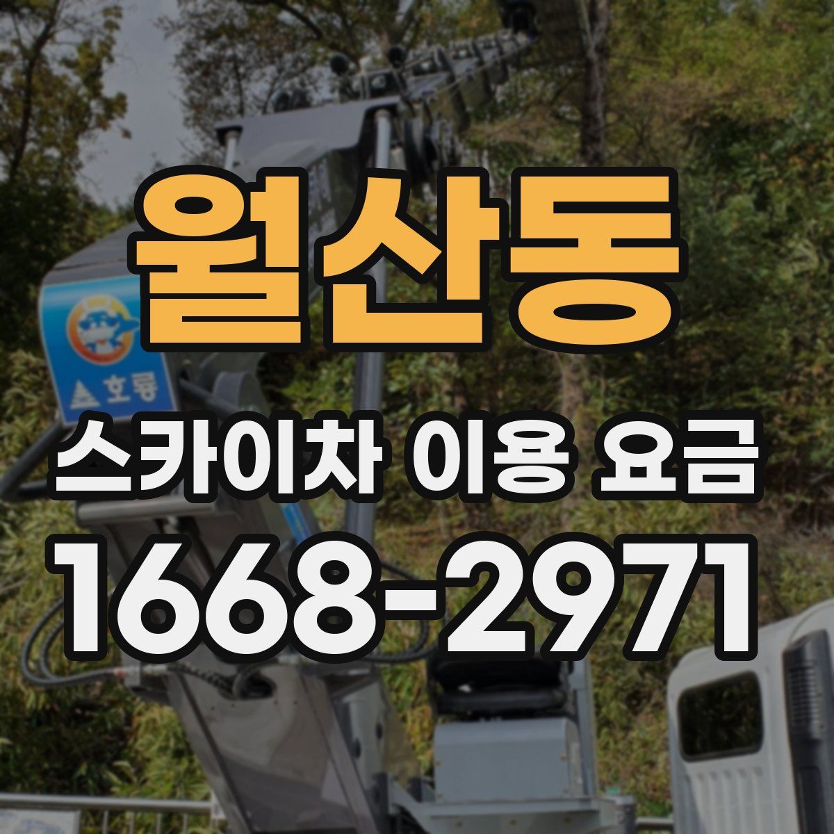 월산동 스카이차 이용 요금