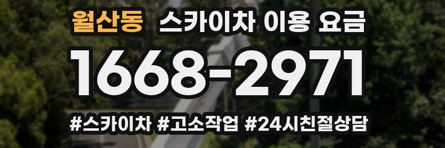 월산동 스카이차 이용 요금