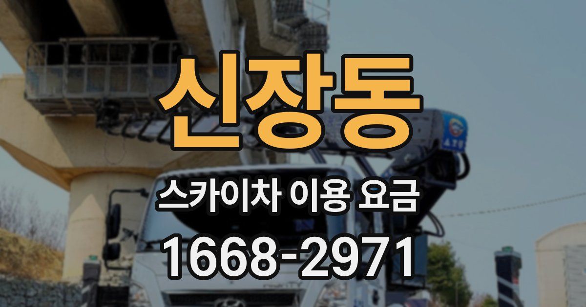 신장동 스카이차 이용 요금