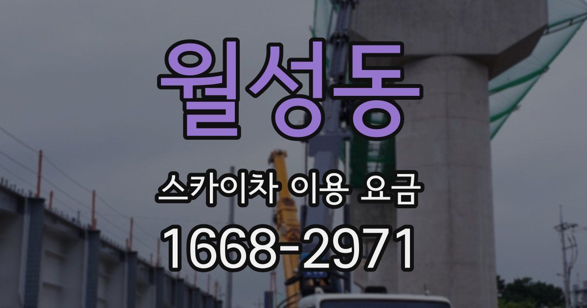 월성동 스카이차 이용 요금