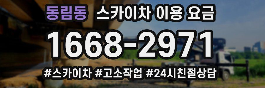 동림동 스카이차 이용 요금