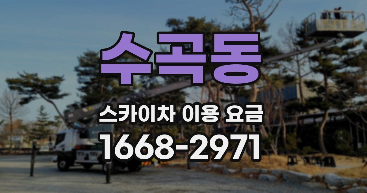 수곡동 스카이차 이용 요금