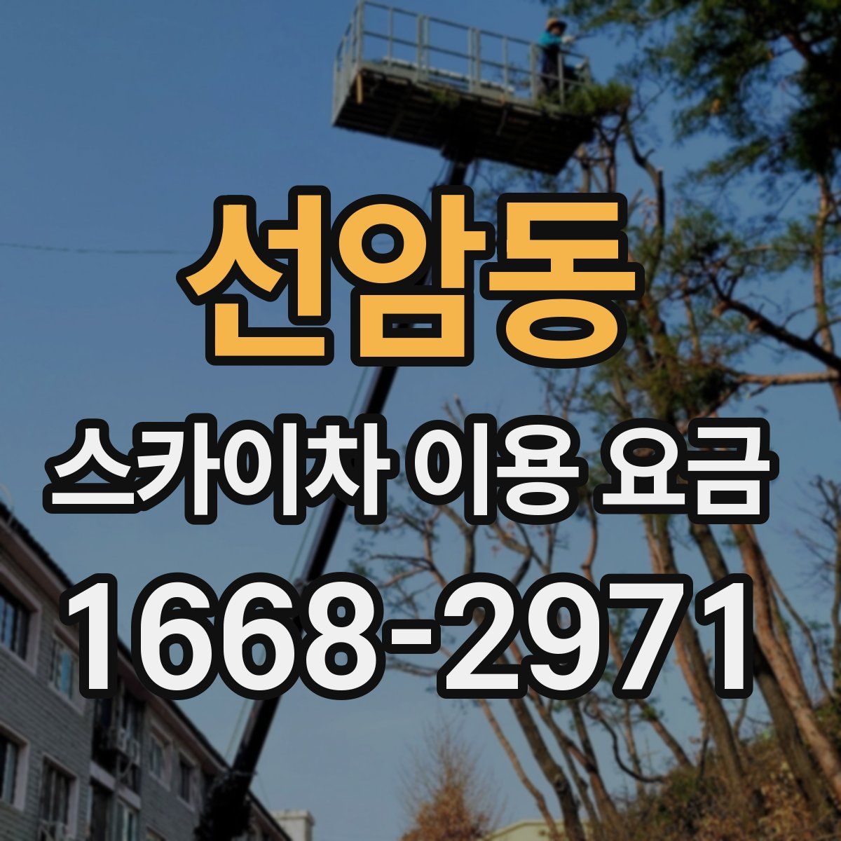 선암동 스카이차 이용 요금