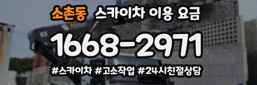 소촌동 스카이차 이용 요금
