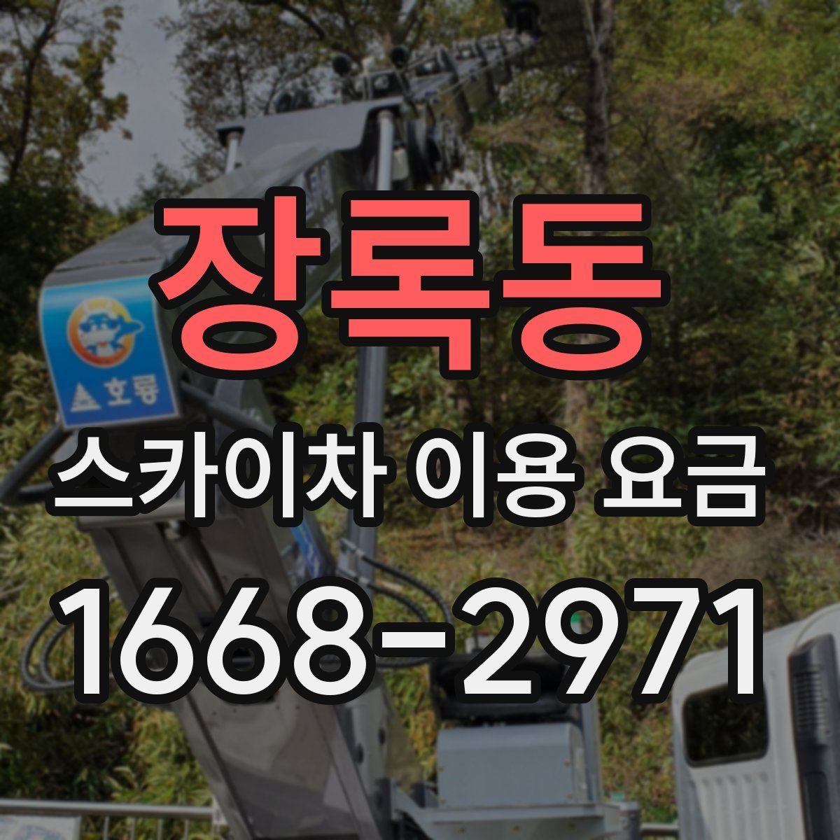 장록동 스카이차 이용 요금