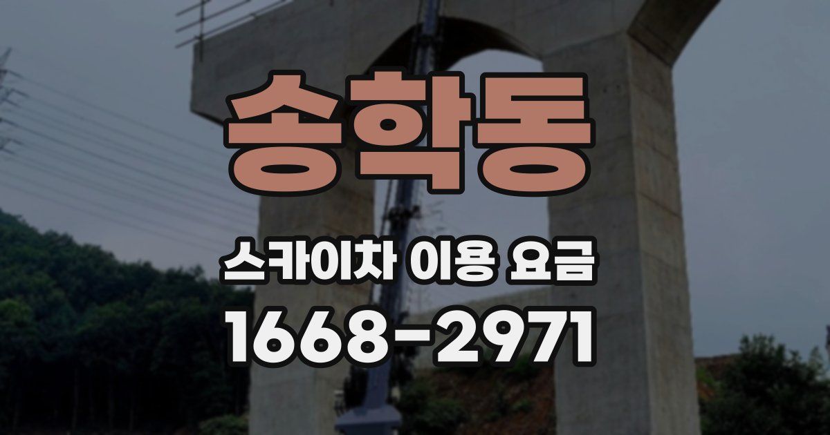 송학동 스카이차 이용 요금