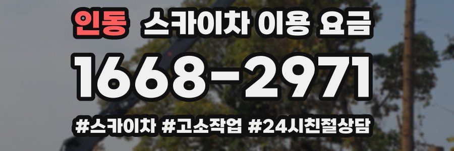 인동 스카이차 이용 요금