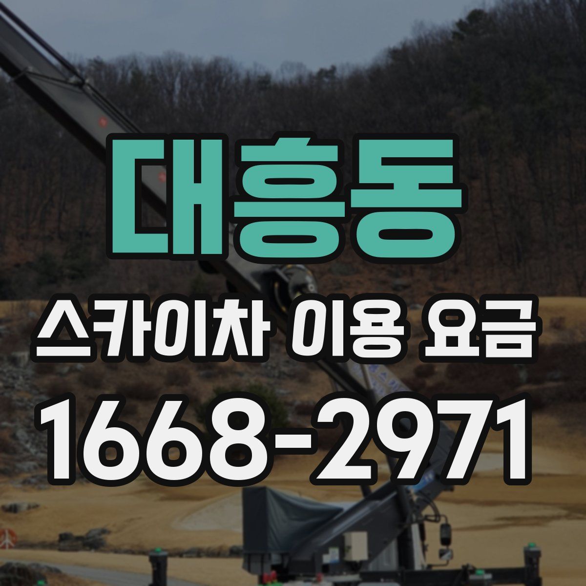 대흥동 스카이차 이용 요금