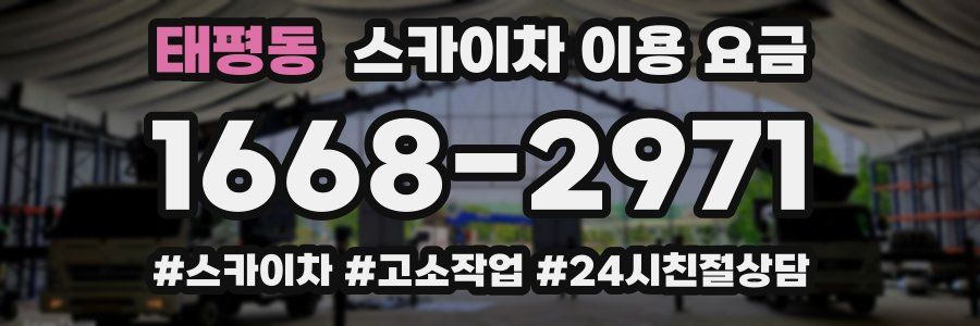 태평동 스카이차 이용 요금
