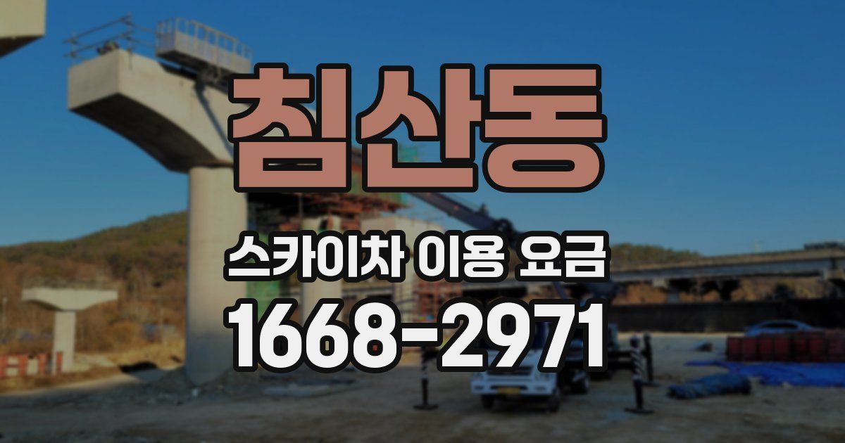 침산동 스카이차 이용 요금