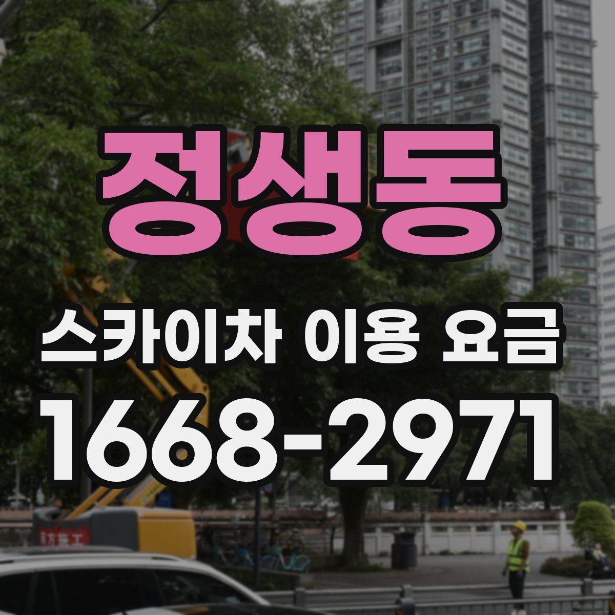 정생동 스카이차 이용 요금