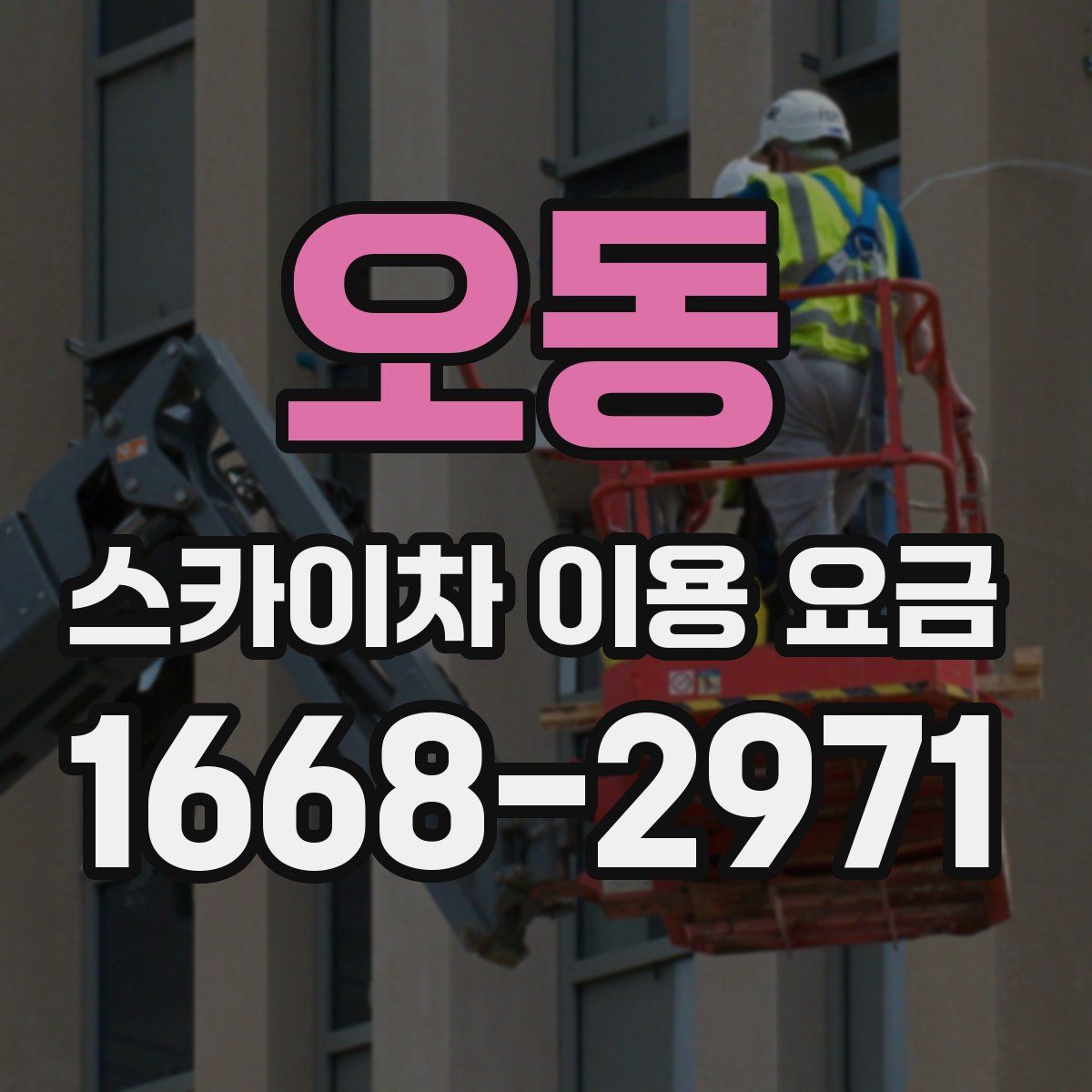 오동 스카이차 이용 요금