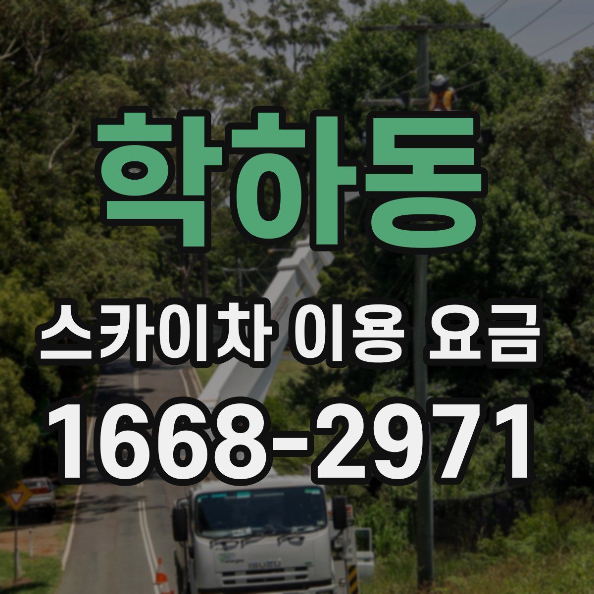학하동 스카이차 이용 요금