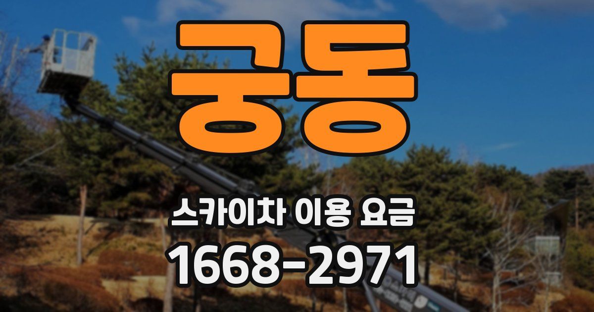 궁동 스카이차 이용 요금