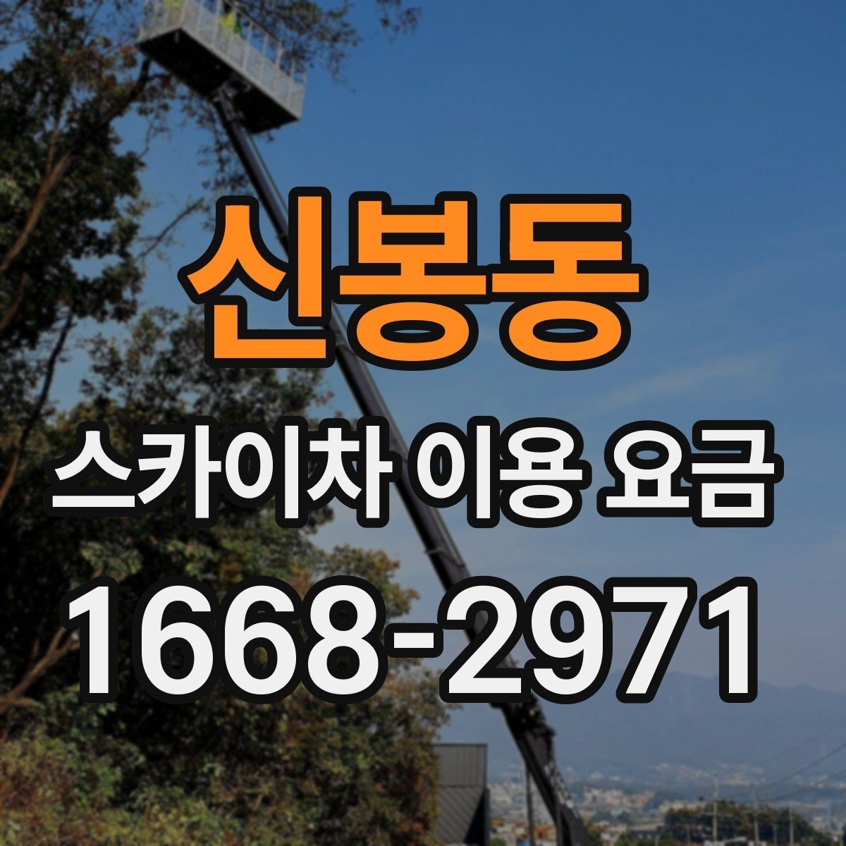 신봉동 스카이차 이용 요금 안내에서 확인해야 할 핵심