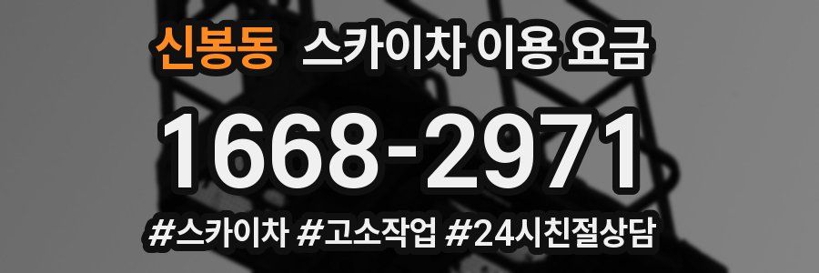 신봉동 스카이차 이용 요금