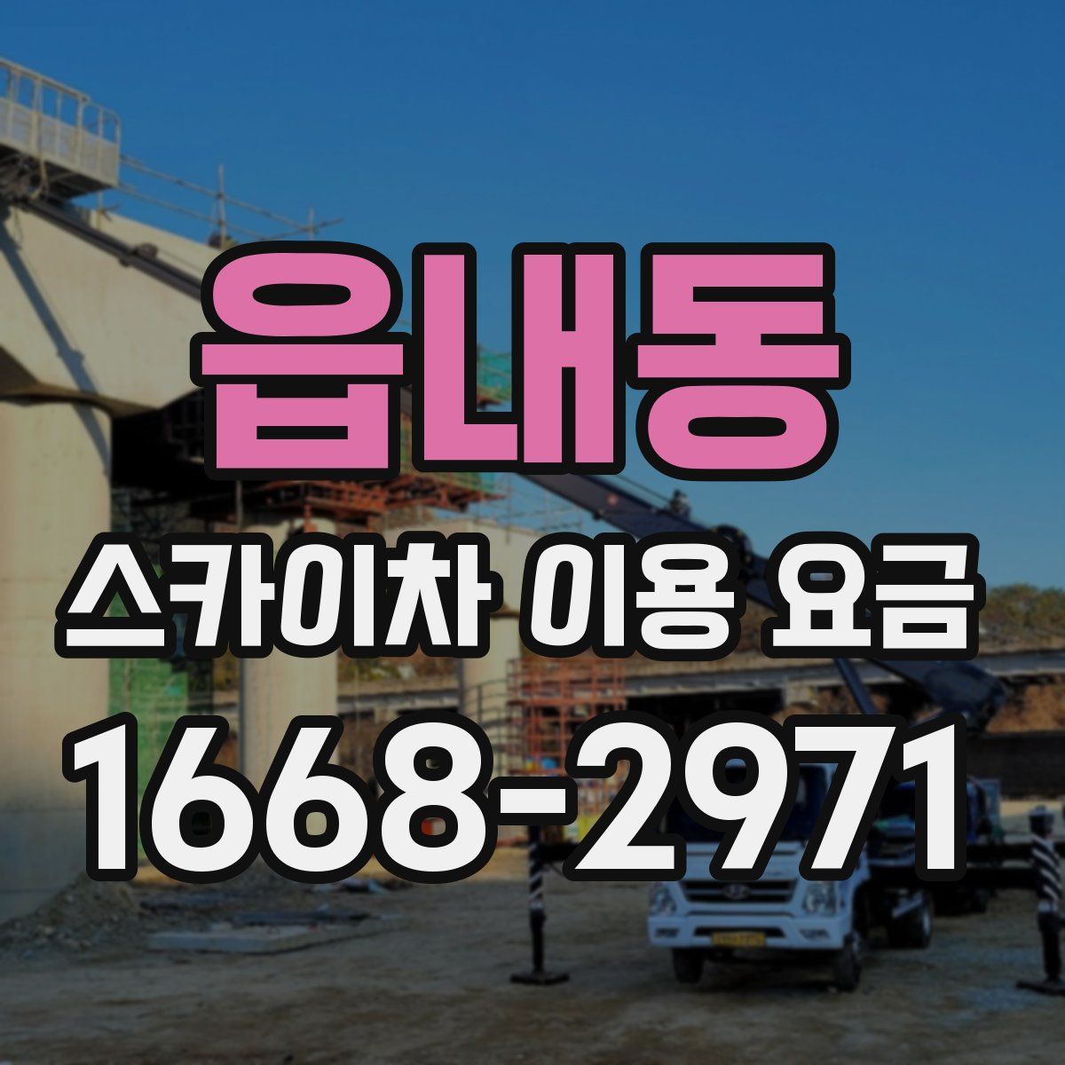 읍내동 스카이차 이용 요금