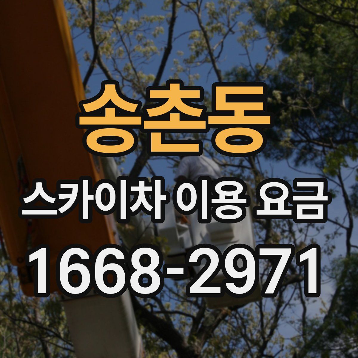 송촌동 스카이차 이용 요금