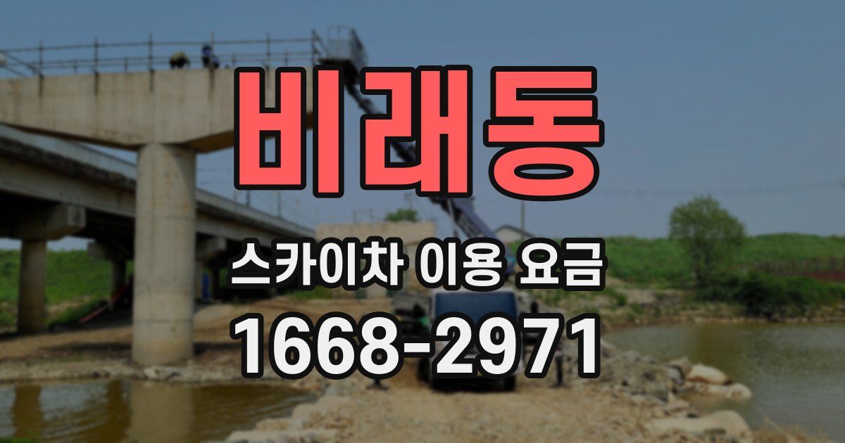 비래동 스카이차 이용 요금