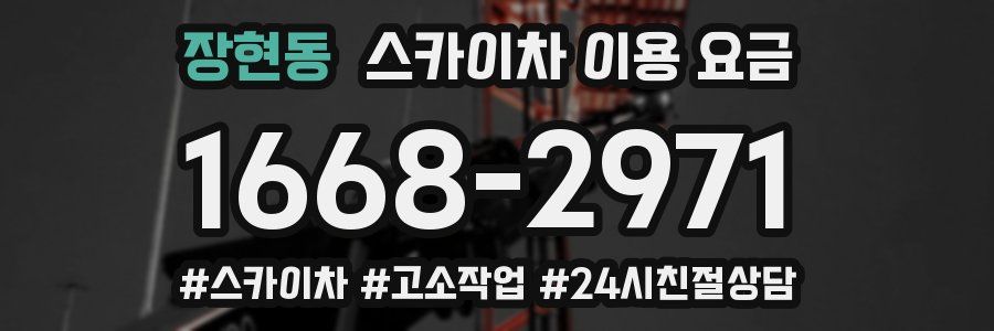 장현동 스카이차 이용 요금