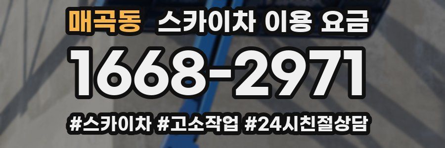 매곡동 스카이차 이용 요금