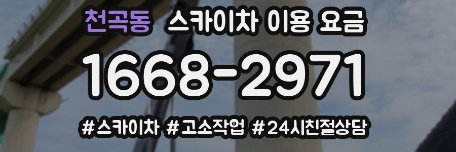 천곡동 스카이차 이용 요금